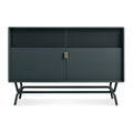 dang media cabinet by Blu Dot in navy green