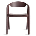 dibs mid century modern dining chair by blue dot in oxblood
