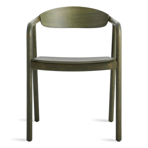 dibs mid century modern dining chair by blue dot in loden