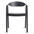 dibs mid century modern dining chair by blue dot in midnight