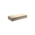 DK3 Royal System desk cabinet with one drawer in soaped oak, on a white background