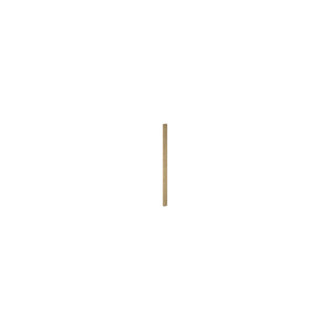 DK3 Royal System wall rail in oiled oak, 27.6" long, on a white background