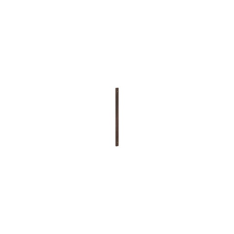 DK3 Royal System wall rail in smoked oak, 27.6" long, on a white background