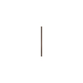 DK3 Royal System wall rail in smoked oak, 39.8" long, on a white background