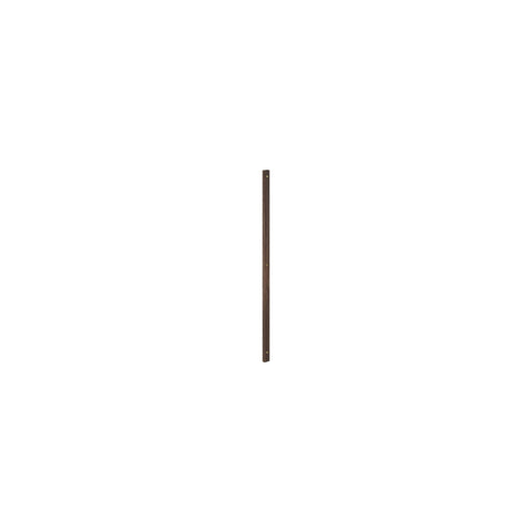 DK3 Royal System wall rail in smoked oak, 39.8" long, on a white background