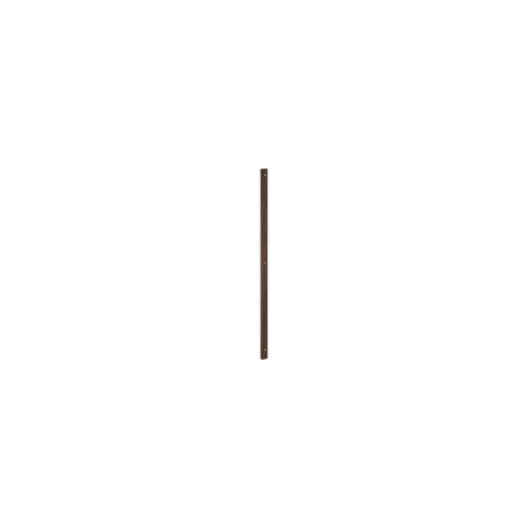 DK3 Royal System wall rail in walnut, 39.8" long, on a white background