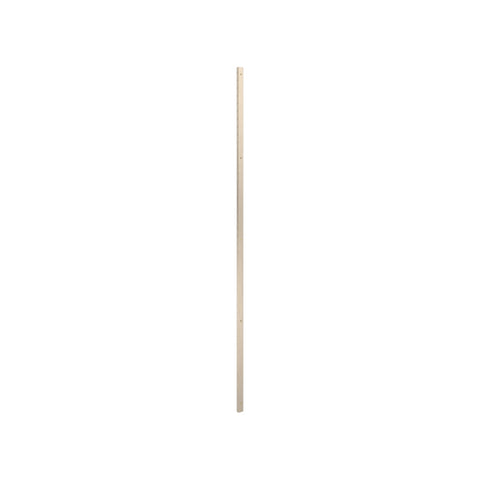 DK3 Royal System wall rail in soaped oak, 78.7" long, on a white background
