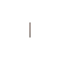 DK3 System Cado wall rail in smoked oak, 27.6" long, on a white background