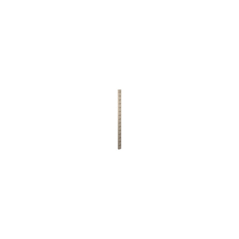 DK3 System Cado wall rail in soaped oak, 27.6" long, on a white background