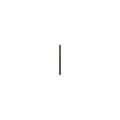 DK3 System Cado wall rail in walnut, 27.6" long, on a white background