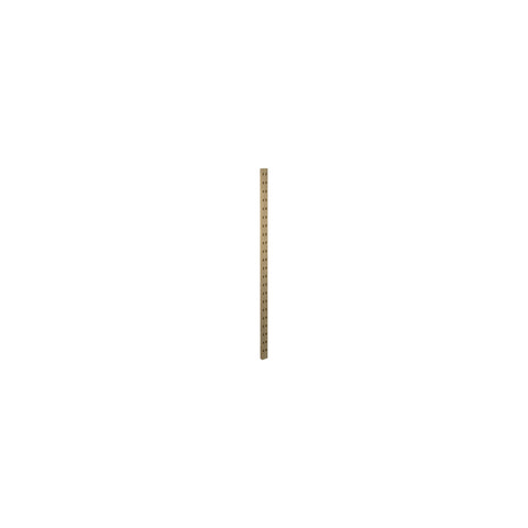 DK3 System Cado wall rail in oiled oak, 39.8" long, on a white background