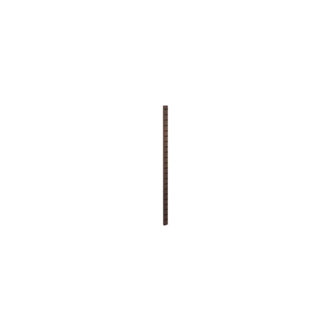 DK3 System Cado wall rail in smoked oak, 39.8" long, on a white background