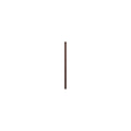 DK3 System Cado wall rail in walnut, 39.8" long, on a white background
