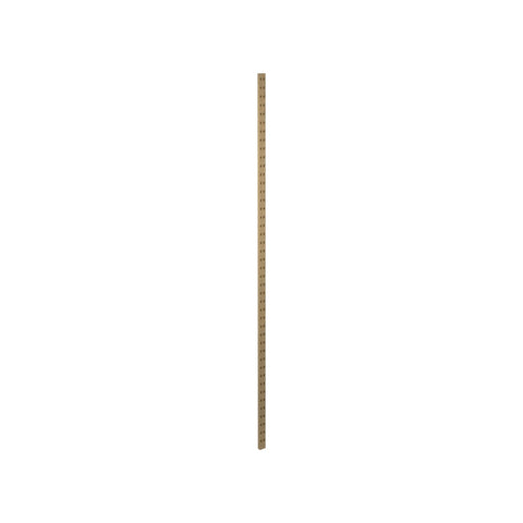 DK3 System Cado wall rail in oiled oak, 78.7" long, on a white background