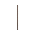DK3 System Cado wall rail in smoked oak, 78.7" long, on a white background