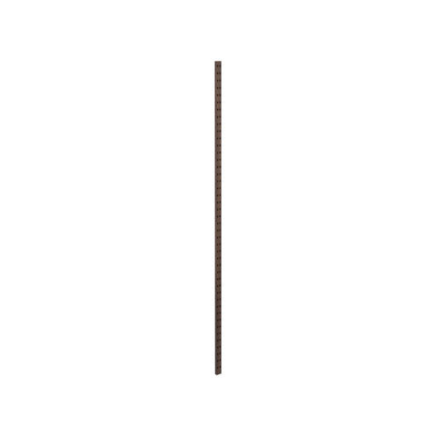 DK3 System Cado wall rail in smoked oak, 78.7" long, on a white background