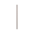 DK3 System Cado wall rail in walnut, 78.7" long, on a white background