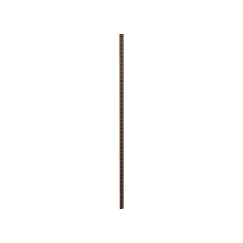 DK3 System Cado wall rail in walnut, 78.7" long, on a white background