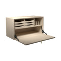 DK3 System Cado Sideboard Drop-Front with Workstation in Soaped Oak