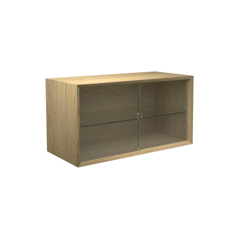 DK3 System Cado Sideboard 2 Sliding Glass Doors in Oiled Oak