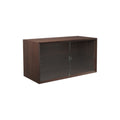 DK3 System Cado Sideboard 2 Sliding Glass Doors in Walnut