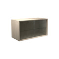 DK3 System Cado Sideboard 2 Sliding Rippled Glass Doors in Soaped Oak