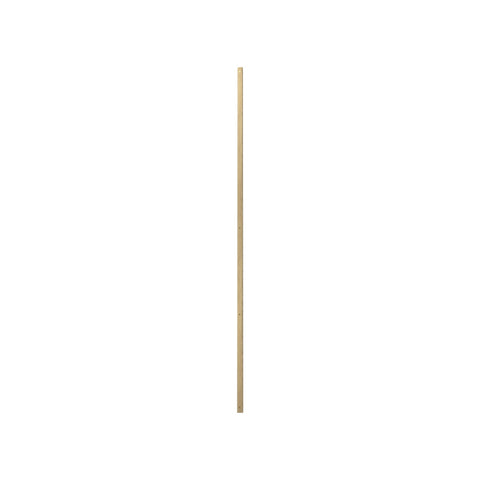 DK3 System Ultra wall rail in oiled oak, 78.7" long, on a white background