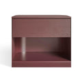 modern Dally Nightstand by Blu Dot in oxblood