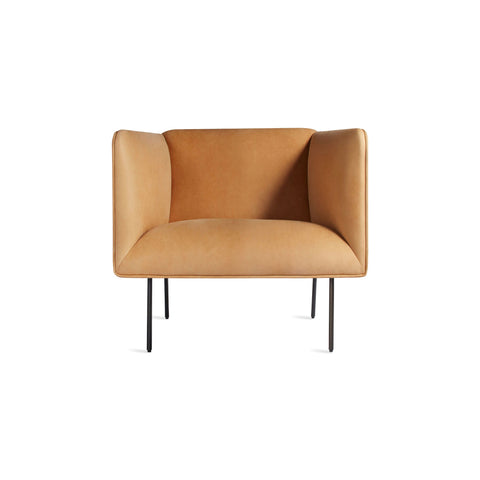 Dandy Lounge Chair by Blu Dot in Camel Leather
