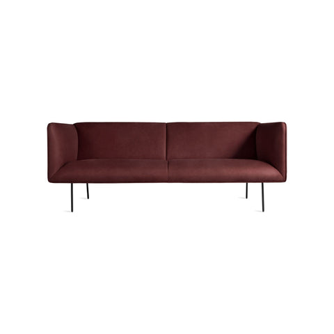 Dandy 86" Sofa by Blu Dot in Oxblood Leather
