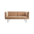 Dandy 70" Sofa by Blu Dot in Camel Velvet, low front view