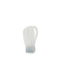 Pedestal Magnetic Cable Ties in Ghost, three magnetic silicone cable ties, on a plain white background