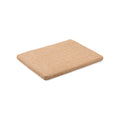 Frama Bar Chair 01 Cushion in Camel, square woven cushion in camel linen with piped edges photographed alone on white