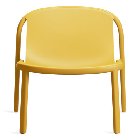 decade lounge chair by Blu Dot in mustard