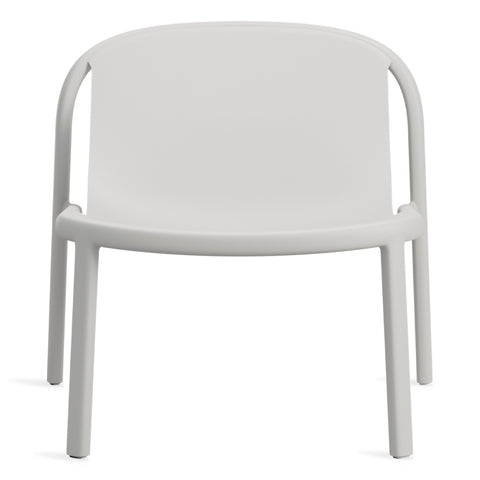 decade lounge chair by Blu Dot in white