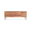 Peek 2 Door / 2 Drawer Console by Blu Dot in Rustic Walnut