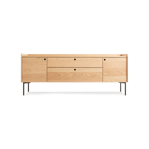 Peek 2 Door / 2 Drawer Console by Blu Dot in White Oak