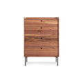 Peek 4 Drawer Dresser by Blu Dot in Rustic Walnut