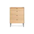 Peek 4 Drawer Dresser by Blu Dot in White Oak