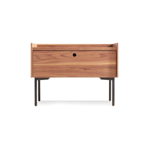 Peek Nightstand by Blu Dot in Rustic Walnut