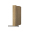 String Furniture Pira Bookend in white oak, solid wood bookend for the Pira shelf, white background packshot