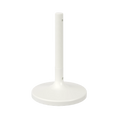 String Furniture Pira Leg in white, adjustable steel foot for the Pira pole, white background packshot
