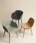 fiber chairs designed by muuto