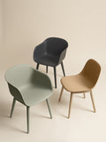 fiber chairs designed by muuto