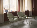 muuto lounge chair with tube base in living room