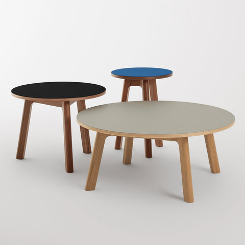 Apt Table Series by Blu Dot Featuring the Coffee Table and End Table