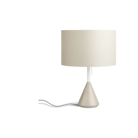 Flask Table Lamp by Blu Dot in Whitewashed Ash