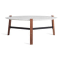 Free Range Coffee Table with Carrara Marble Top by Blu Dot