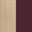 Fredericia Oak Lacquered and Bordeaux swatch