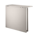 Beige folding table front view for String® modular shelving